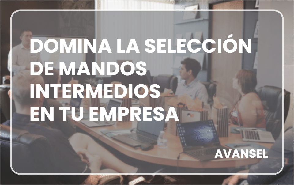 selección de mandos intermedios: responsable liderando una reunión con su equipo